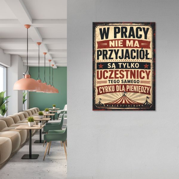 W pracy nie ma przyjaciół