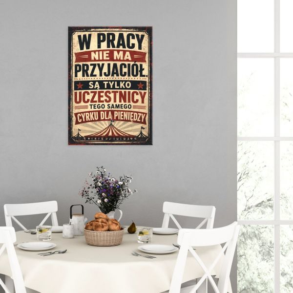 W pracy nie ma przyjaciół