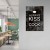 Plakat metalowy Kiss the cook black Prezent