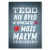 Plakat metalowy Małym druczkiem Prezent