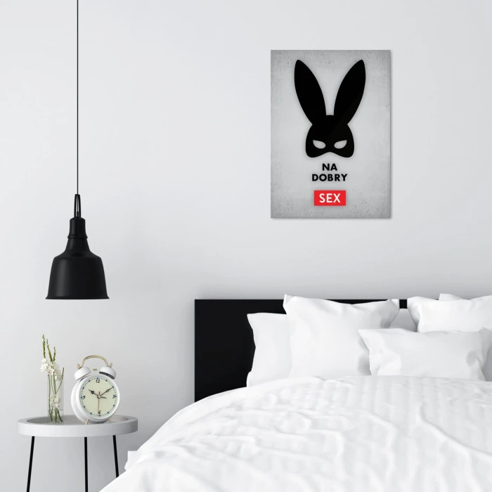 Plakat metalowy Na dobry sex Prezent