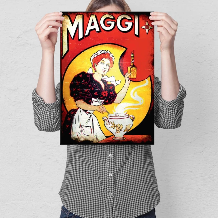 Plakat metalowy Reklama Maggi Prezent