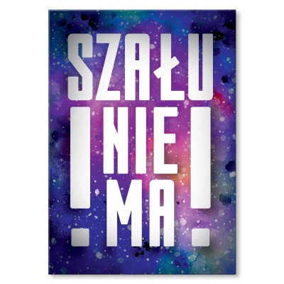 Plakat metalowy Szału nie ma Prezent