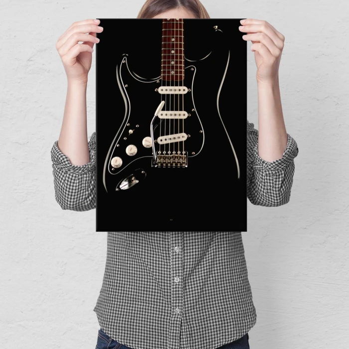 Plakat metalowy Gitara Prezent