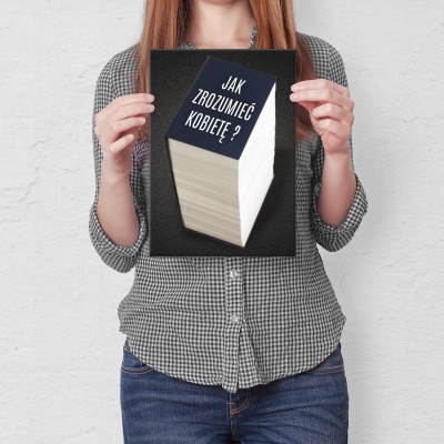 Plakat metalowy Jak zrozumieć kobietę Prezent