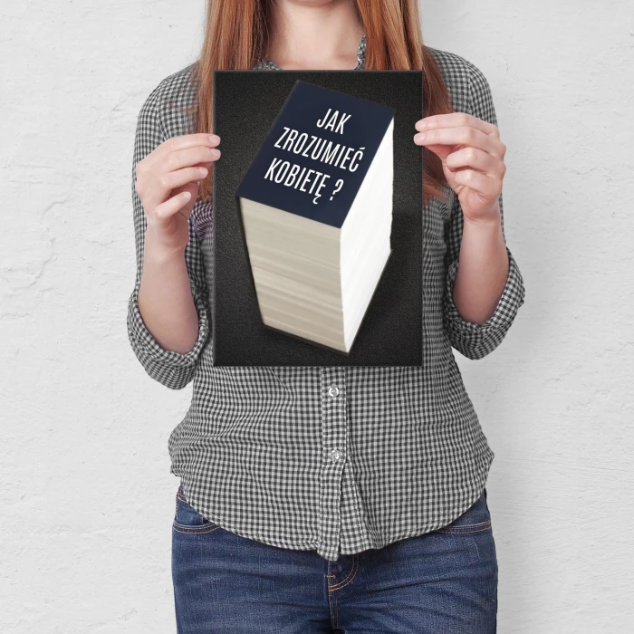 Plakat metalowy Jak zrozumieć kobietę Prezent