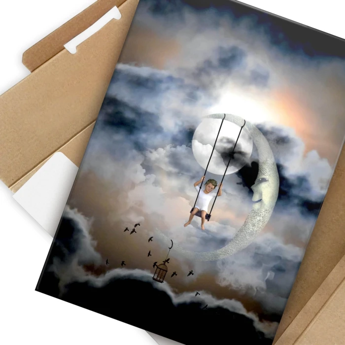 Plakat metalowy Moon dream Prezent