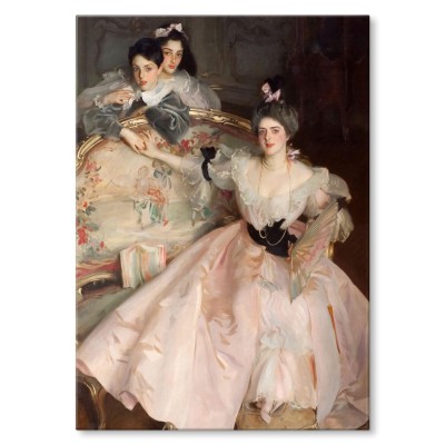 Plakat metalowy Singer Sargent Damy Prezent
