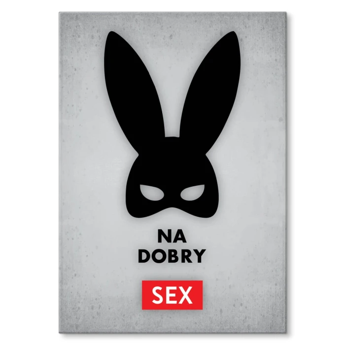 Plakat metalowy Na dobry sex Prezent