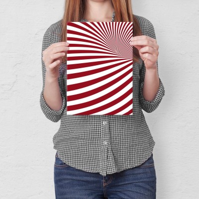 Plakat metalowy Fala Prezent