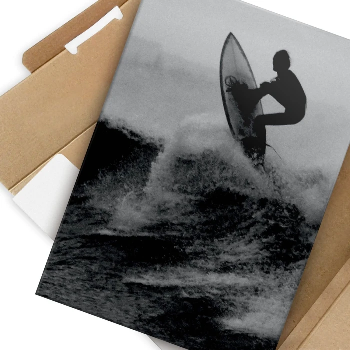 Plakat metalowy Surfing Prezent