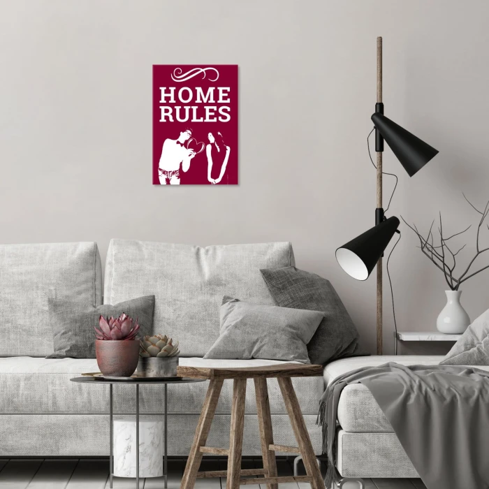Plakat metalowy Zasady Dom Prezent