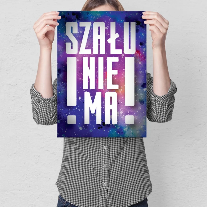 Plakat metalowy Szału nie ma Prezent