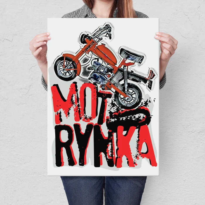 Plakat metalowy Motorynka Prezent