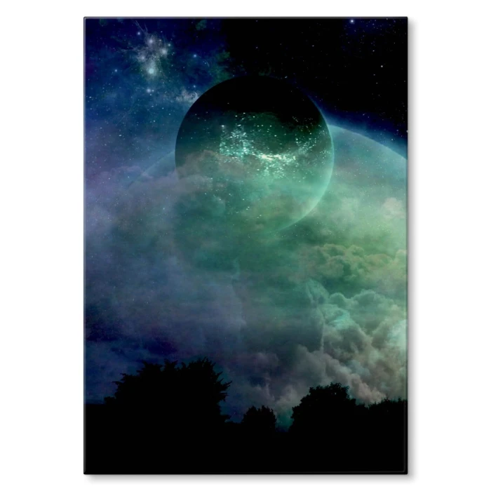 Plakat metalowy Magic moon Prezent