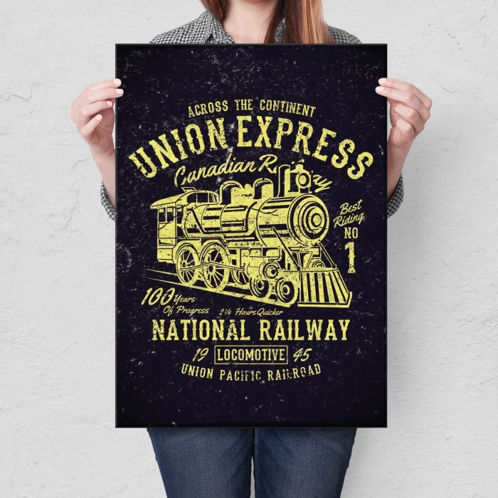 Plakat metalowy Union express