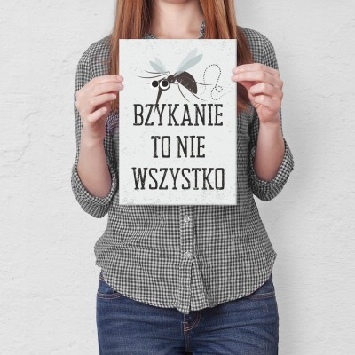 Plakat metalowy Bzykanie to nie wszystko Prezent