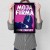 Plakat metalowy Moja firma moje zasady Prezent