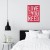 Plakat metalowy Love is all you need Prezent