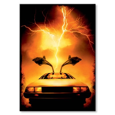 Plakat metalowy Back to the future Prezent