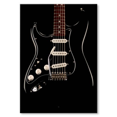Plakat metalowy Gitara Prezent
