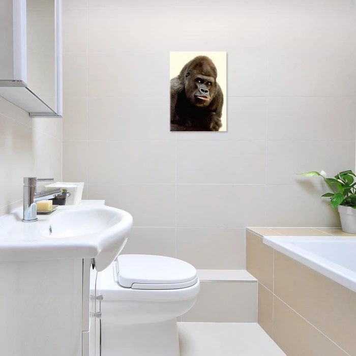 Plakat metalowy Goryl Prezent