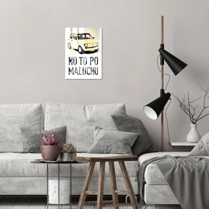 Plakat metalowy No to po maluchu Prezent