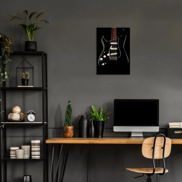 Plakat metalowy Gitara Prezent
