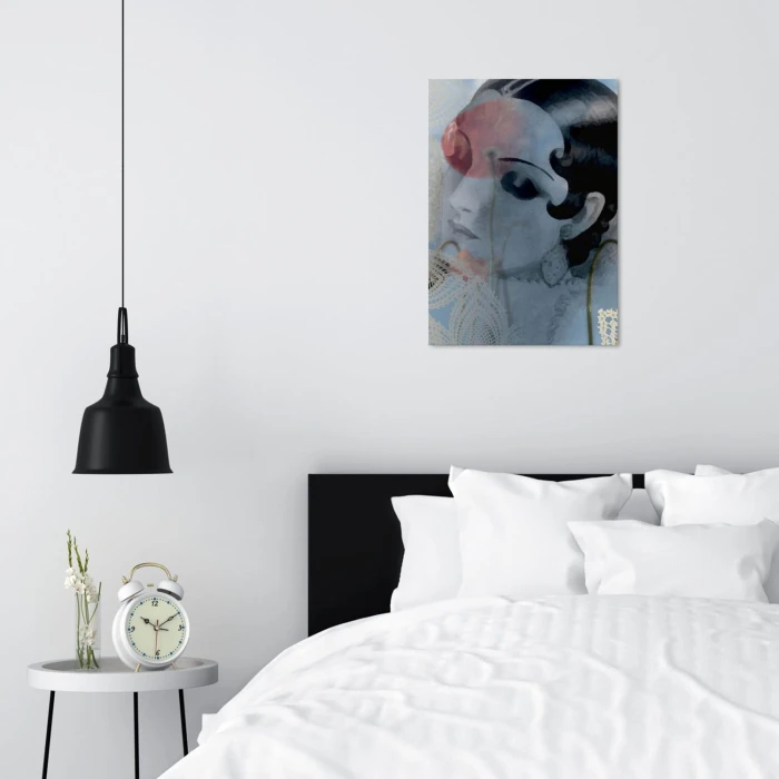 Plakat metalowy Retro kobieta Prezent