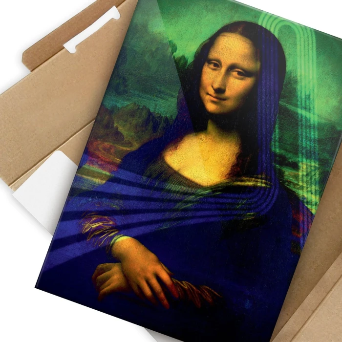 Plakat metalowy Lisa Prezent