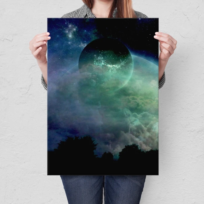 Plakat metalowy Magic moon Prezent
