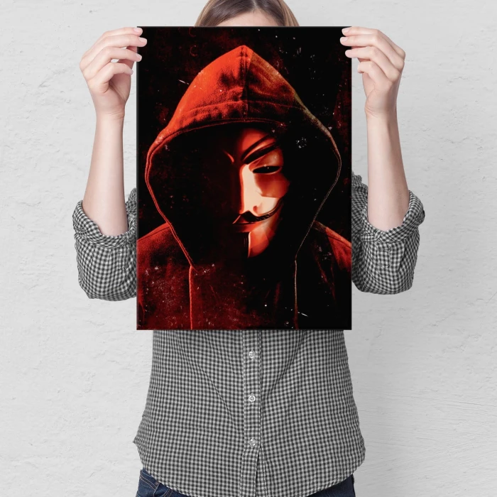 Plakat metalowy Dom z papieru Prezent