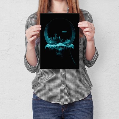 Plakat metalowy Jellyfish 2 Prezent