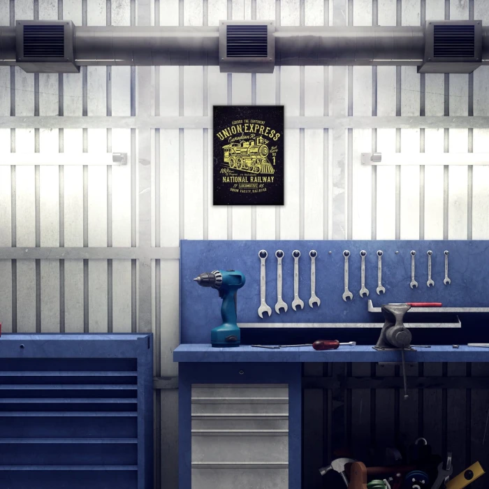 Plakat metalowy Union express