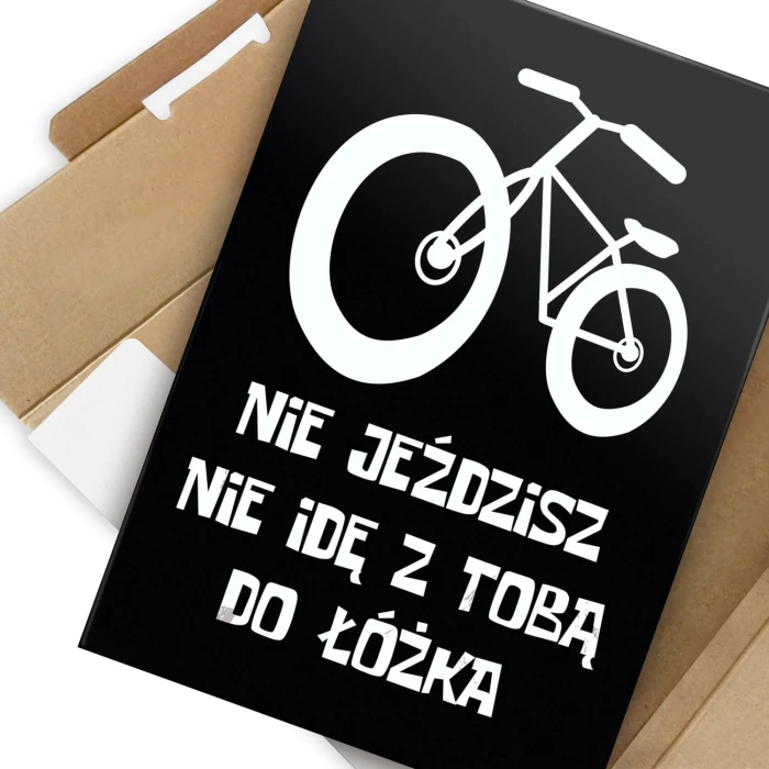 Plakat metalowy Nie jeździsz Prezent