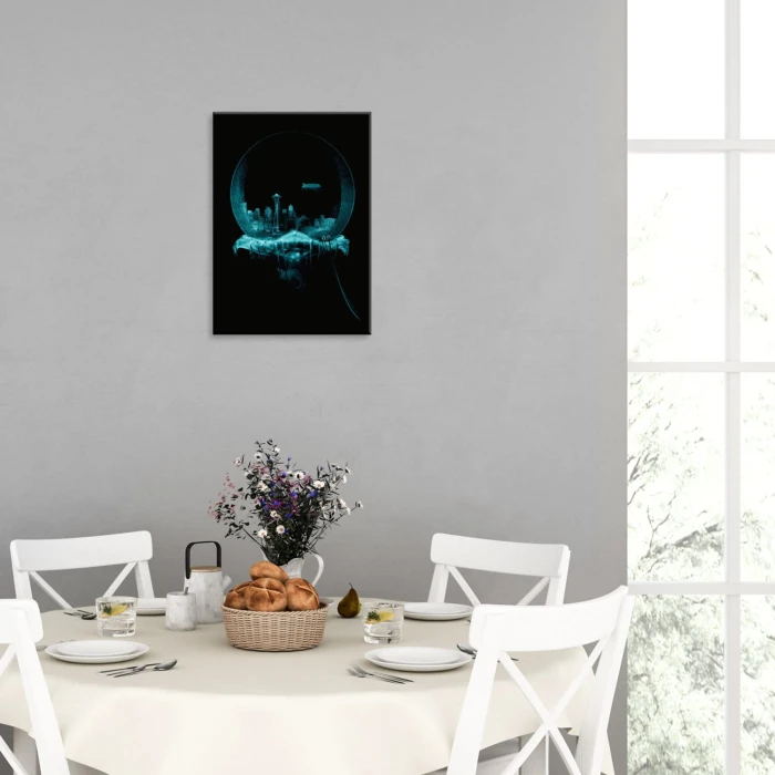 Plakat metalowy Jellyfish 2 Prezent