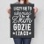 Plakat metalowy Mieć z kim gdzie i za co Prezent