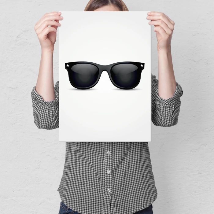 Plakat metalowy Okulary przeciwsłoneczne Prezent