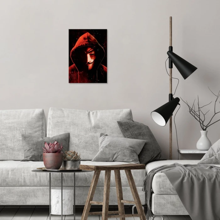 Plakat metalowy Dom z papieru Prezent