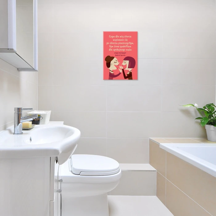 Plakat metalowy Żona gadatliwa Prezent