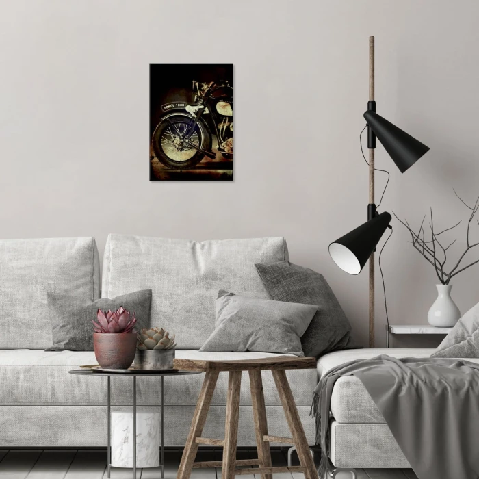 Plakat metalowy Motocykl Sokół Prezent