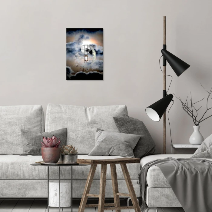 Plakat metalowy Moon dream Prezent