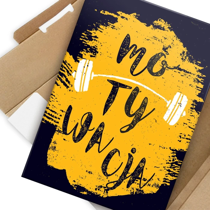 Plakat metalowy Motywacja Prezent