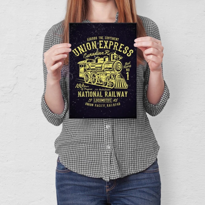 Plakat metalowy Union express