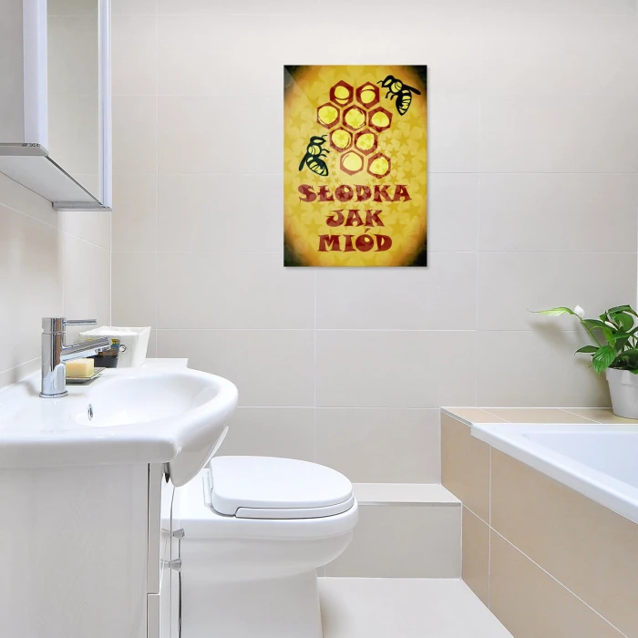 Plakat metalowy Słodka jak miód Prezent