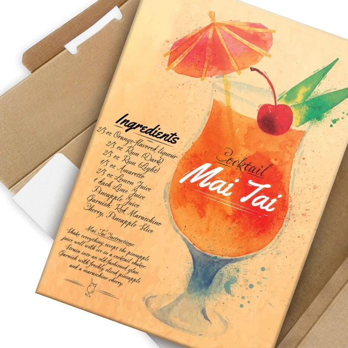 Plakat metalowy Drink Mai Tai Prezent