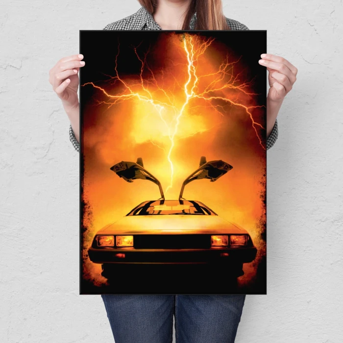 Plakat metalowy Back to the future Prezent