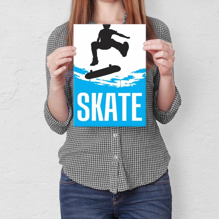Plakat metalowy Deskorolka Prezent
