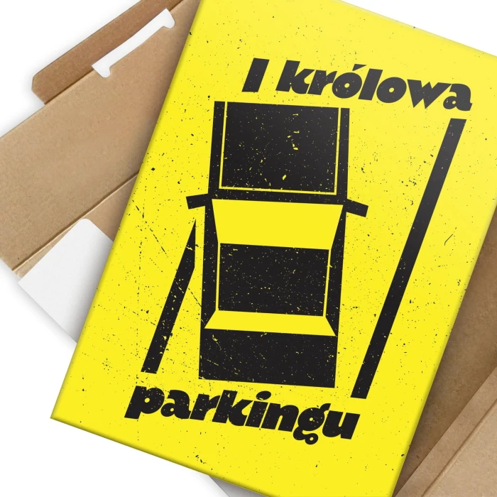 Plakat metalowy Królowa parkingu Prezent