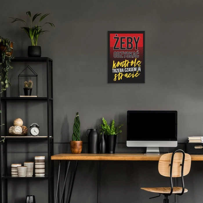Plakat metalowy Żeby odzyskać Prezent